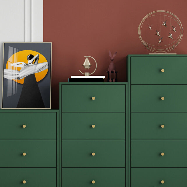 Cómoda de lencería Wood Glam, cómoda vertical con cajones de cierre suave