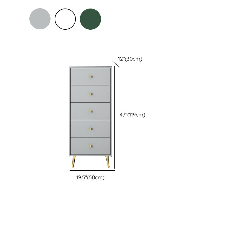 Cómoda de lencería Wood Glam, cómoda vertical con cajones de cierre suave