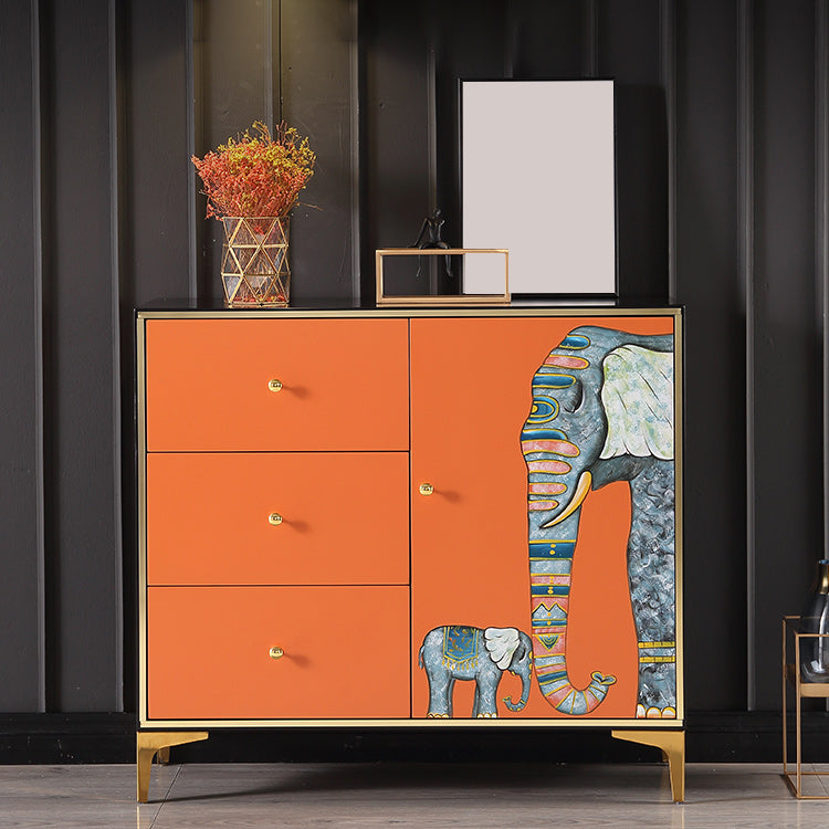 Glam Storage Chest Wooden Horizontal Lingerie Chest with Drawers Clearhalo 'Bedroom Furniture' 'Dressers & Chests' 'dressers_chests' 'furn' 'furn_dressers_chests' 'Furniture' 6934339