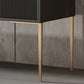 Glam Horizontal Storage Chest Wood Soft-Close Drawers Double Chest