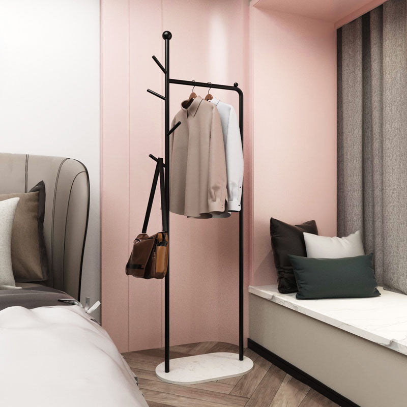 Wunderschöner Metallbezug -Rack Multi -Kleider -Haken Kleiderbügel mit Lagerung