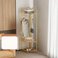 Contemporary Metal Coat Rack Free Standing Clothes Hanger for Living Room Gold 3 Clearhalo 'Entry & Mudroom Furniture' 'furn' 'furn_hall_tree_coat_racks' 'Furniture' 'Hall Trees & Coat Racks' 'hall_tree_coat_racks' 6934477