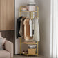 Contemporary Metal Coat Rack Free Standing Clothes Hanger for Living Room Clearhalo 'Entry & Mudroom Furniture' 'furn' 'furn_hall_tree_coat_racks' 'Furniture' 'Hall Trees & Coat Racks' 'hall_tree_coat_racks' 6934480