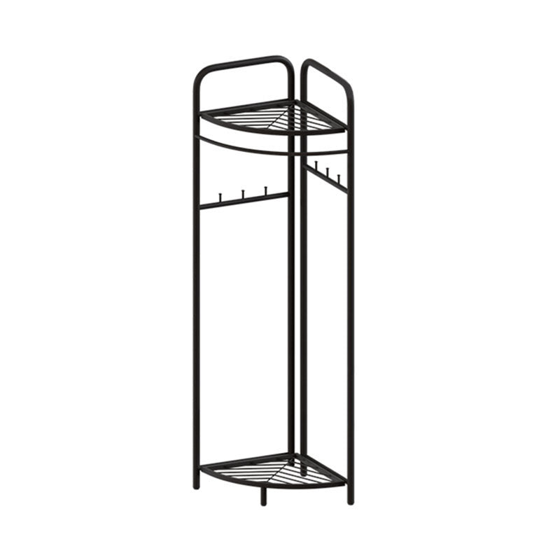 Contemporary Metal Coat Rack Free Standing Clothes Hanger for Living Room Clearhalo 'Entry & Mudroom Furniture' 'furn' 'furn_hall_tree_coat_racks' 'Furniture' 'Hall Trees & Coat Racks' 'hall_tree_coat_racks' 6934488