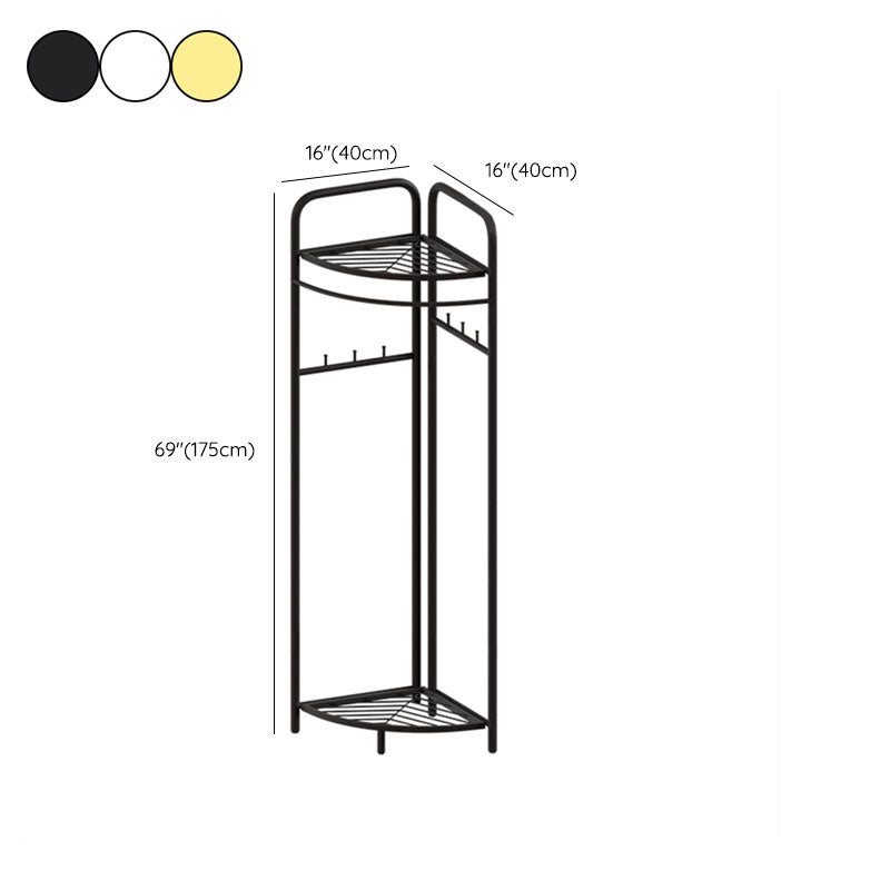 Contemporary Metal Coat Rack Free Standing Clothes Hanger for Living Room Clearhalo 'Entry & Mudroom Furniture' 'furn' 'furn_hall_tree_coat_racks' 'Furniture' 'Hall Trees & Coat Racks' 'hall_tree_coat_racks' 6934491