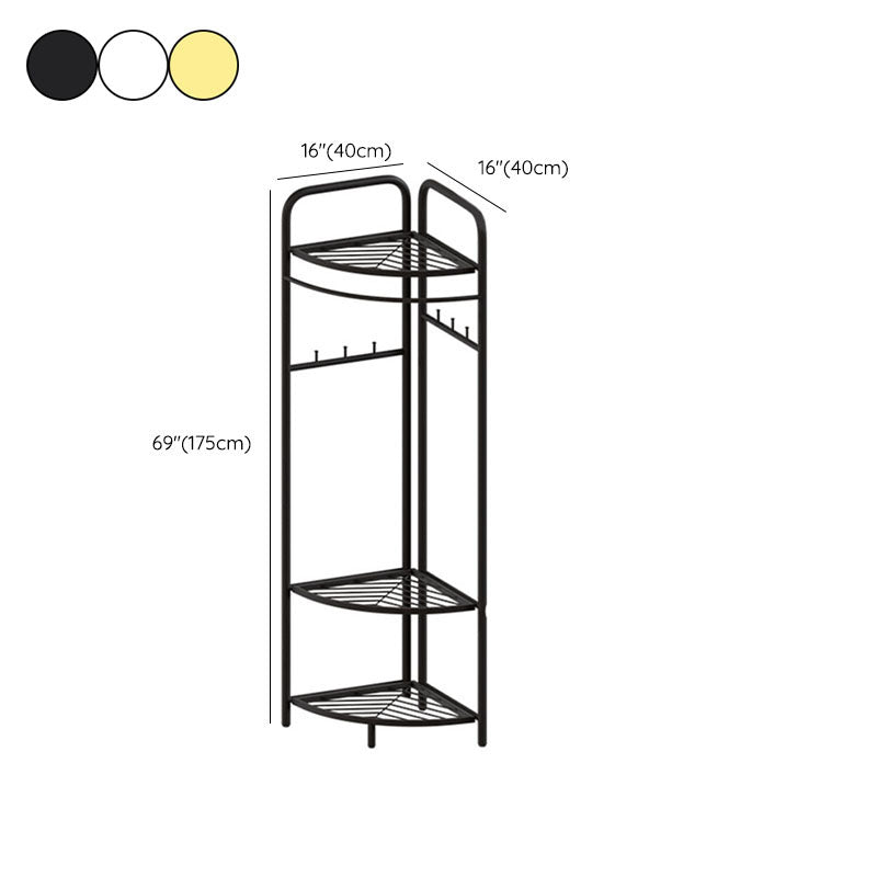 Contemporary Metal Coat Rack Free Standing Clothes Hanger for Living Room Clearhalo 'Entry & Mudroom Furniture' 'furn' 'furn_hall_tree_coat_racks' 'Furniture' 'Hall Trees & Coat Racks' 'hall_tree_coat_racks' 6934492