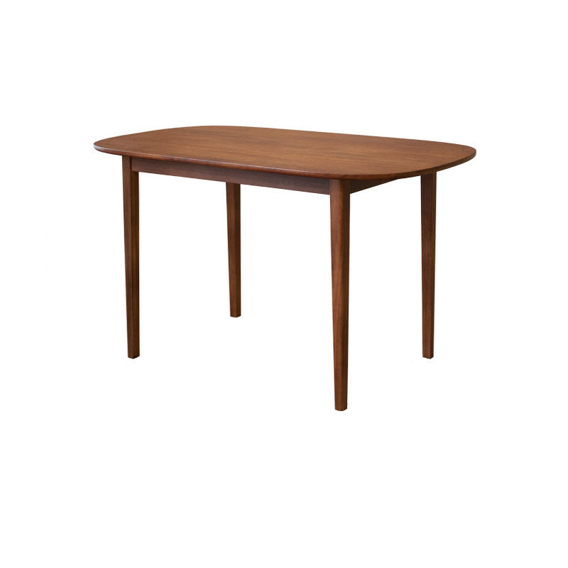 Table de salle à manger, dîner, cuisine, table de salle à manger en bois massif à 4 pieds