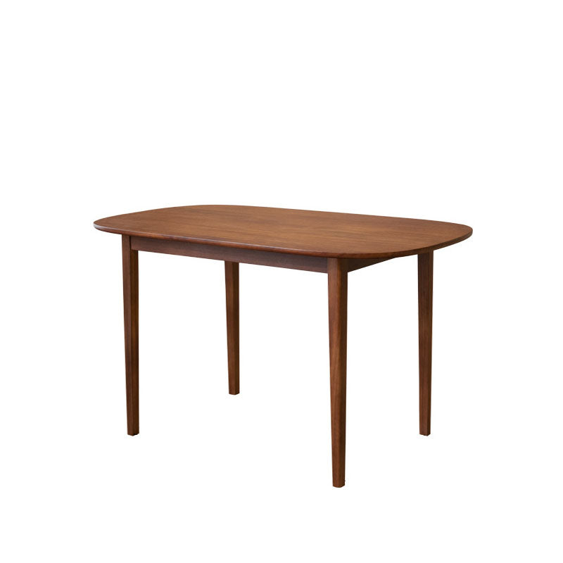 Table de salle à manger, dîner, cuisine, table de salle à manger en bois massif à 4 pieds