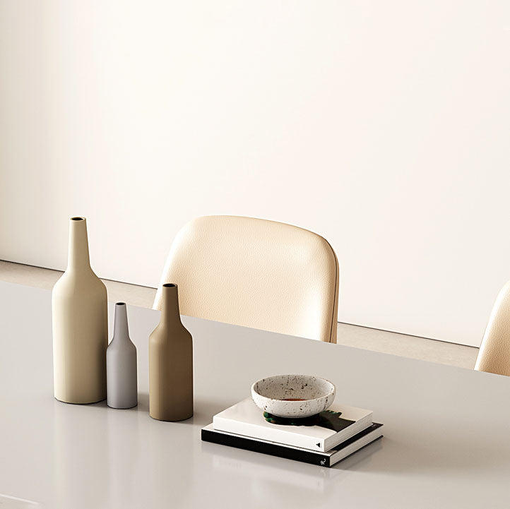 Modern 4 Legs Dining Table Rectangle Dining Table for Kitchen Clearhalo 'Dining Tables & Seating' 'Dining Tables' 'dining_table' 'furn' 'furn_dining_table' 'Furniture' 'Kitchen & Dining Furniture' 6937116