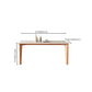 Modern 4 Legs Dining Table Rectangle Dining Table for Kitchen Clearhalo 'Dining Tables & Seating' 'Dining Tables' 'dining_table' 'furn' 'furn_dining_table' 'Furniture' 'Kitchen & Dining Furniture' 6937123
