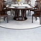 Pedestal Dining Table Convertible Dining Table for Dining Room Clearhalo 'Dining Tables & Seating' 'Dining Tables' 'dining_table' 'furn' 'furn_dining_table' 'Furniture' 'Kitchen & Dining Furniture' 6937148