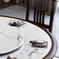 Pedestal Dining Table Convertible Dining Table for Dining Room Clearhalo 'Dining Tables & Seating' 'Dining Tables' 'dining_table' 'furn' 'furn_dining_table' 'Furniture' 'Kitchen & Dining Furniture' 6937149