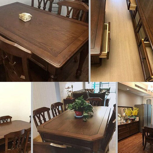 4 Beinmöbel Rechteck fest Holz Esstisch für Esszimmer