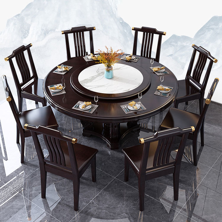 Voetstuk Eettafel Massief Houten Converteerbare Tafel voor Eetkamer