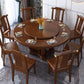 Solid Wood Dining Table Convertible Dining Table for Dining Room