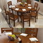 Solid Wood Dining Table Convertible Dining Table for Kitchen Room