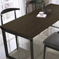 Black Pine Wood Modern Dining Table Set 1/5/7 Pcs Dinette Set for Home Clearhalo 'Dining Room Sets' 'Dining Tables & Seating' 'dining_room_set' 'furn' 'furn_dining_room_set' 'Furniture' 'Kitchen & Dining Furniture' 6937251