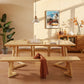 Moderne rechthoek houten eettafel 1/2/4/5 stukken eetgelegenheid voor eetkamer