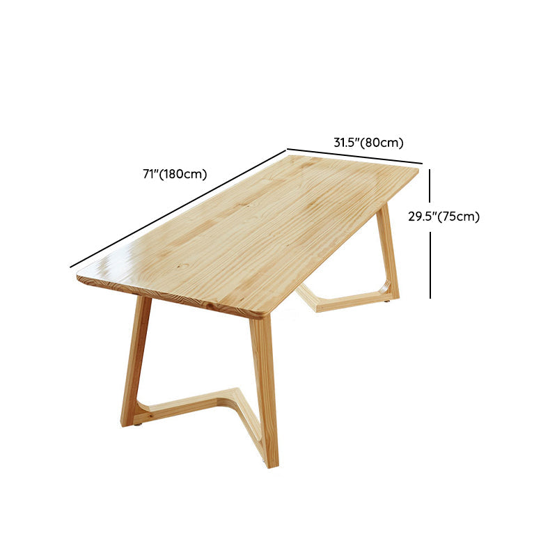 Moderne rechthoek houten eettafel 1/2/4/5 stukken eetgelegenheid voor eetkamer