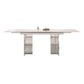Modern 1/4/5/7 Pieces Furniture Space-Saving Design Rectangle Stone Dining Set