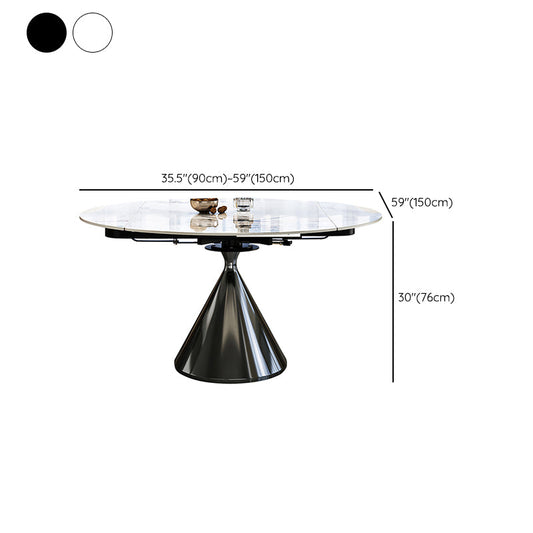 Muebles contemporáneos 1/2/7 muebles de piedra redonda set para hogar