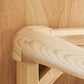 Massief houten keukeneetkamer bijzetstoelen Parsons stoel in wit