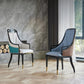 Faux Leather Dining Chairs Upholstered Arm Chairs with Wood Base Clearhalo 'Dining Chairs' 'Dining Tables & Seating' 'dining_chair' 'furn' 'furn_dining_chair' 'Furniture' 'Kitchen & Dining Furniture' 6937454