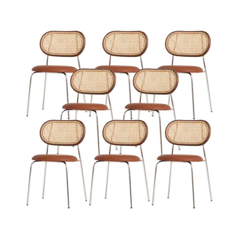 Contemporary Home Side Chair King Louis Back Metal Dining Room Chair