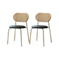 Contemporary Home Side Chair King Louis Back Metal Dining Room Chair