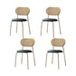 Contemporary Home Side Chair King Louis Back Metal Dining Room Chair