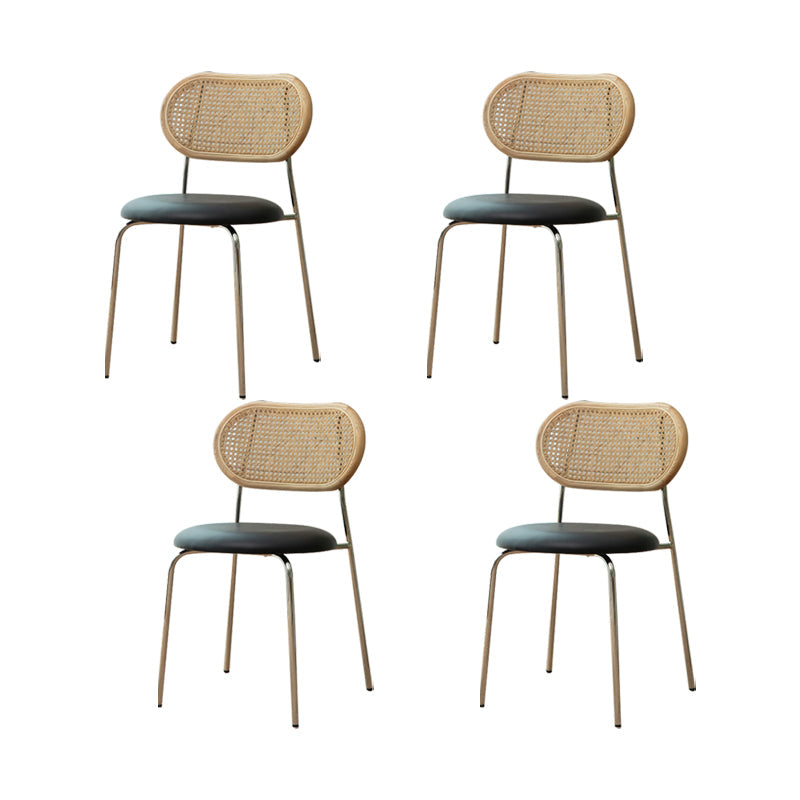 Contemporary Home Side Chair King Louis Back Metal Dining Room Chair