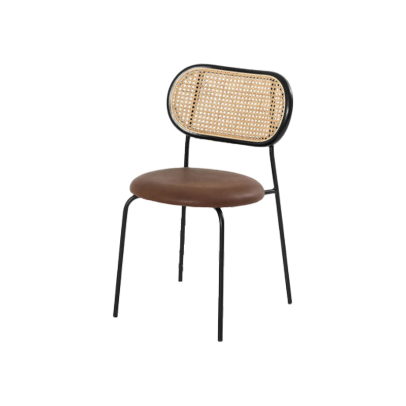 Contemporary Home Side Chair King Louis Back Metal Dining Room Chair