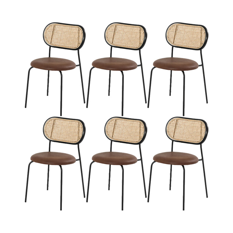 Contemporary Home Side Chair King Louis Back Metal Dining Room Chair