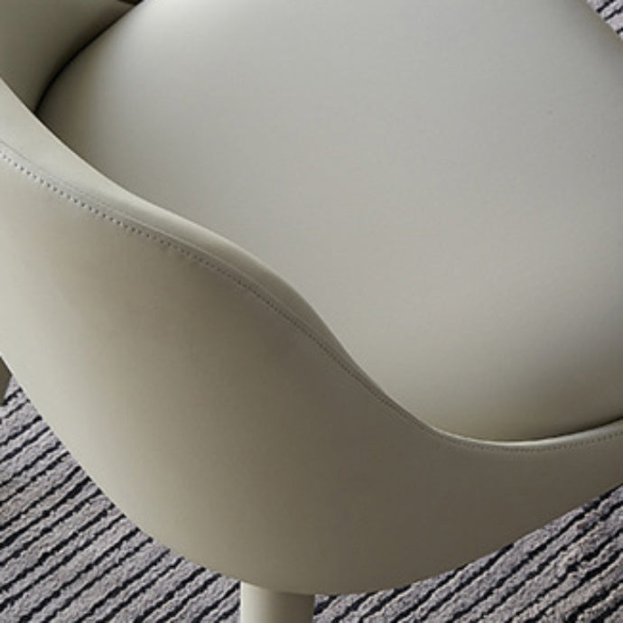 Dining Room Upholstered Parsons Chair Faux Leather Dining Chair Clearhalo 'Dining Chairs' 'Dining Tables & Seating' 'dining_chair' 'furn' 'furn_dining_chair' 'Furniture' 'Kitchen & Dining Furniture' 6937513