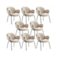 Silla de comedor tapizada contemporánea Silla Parsons de comedor