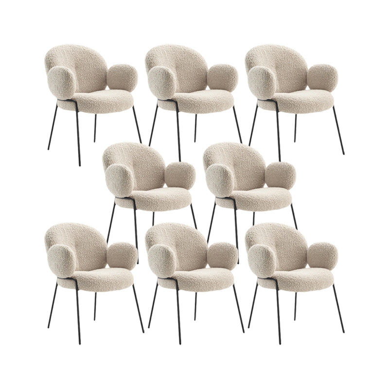 Silla de comedor tapizada contemporánea Silla Parsons de comedor