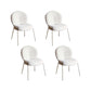 Silla de comedor tapizada contemporánea Silla Parsons de comedor