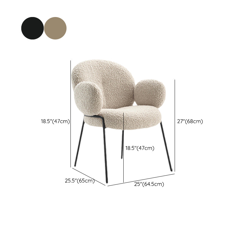 Silla de comedor tapizada contemporánea Silla Parsons de comedor