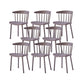 Contemporary Kitchen Dining Chair Plastic Slat Back Side Chair Grey 8 Piece Set Clearhalo 'Dining Chairs' 'Dining Tables & Seating' 'dining_chair' 'furn' 'furn_dining_chair' 'Furniture' 'Kitchen & Dining Furniture' 6937606
