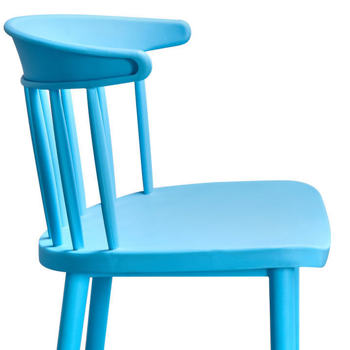 Contemporary Kitchen Dining Chair Plastic Slat Back Side Chair Clearhalo 'Dining Chairs' 'Dining Tables & Seating' 'dining_chair' 'furn' 'furn_dining_chair' 'Furniture' 'Kitchen & Dining Furniture' 6937608