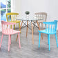 Contemporary Kitchen Dining Chair Plastic Slat Back Side Chair Clearhalo 'Dining Chairs' 'Dining Tables & Seating' 'dining_chair' 'furn' 'furn_dining_chair' 'Furniture' 'Kitchen & Dining Furniture' 6937612