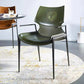 Home Upholstered Arm Dining Chair Faux Leather Wingback Chair Clearhalo 'Dining Chairs' 'Dining Tables & Seating' 'dining_chair' 'furn' 'furn_dining_chair' 'Furniture' 'Kitchen & Dining Furniture' 6937696