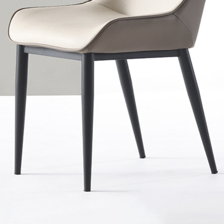 Dining Room Upholstered Chair Home Wingback Faux Leather Dining Chair Clearhalo 'Dining Chairs' 'Dining Tables & Seating' 'dining_chair' 'furn' 'furn_dining_chair' 'Furniture' 'Kitchen & Dining Furniture' 6937737