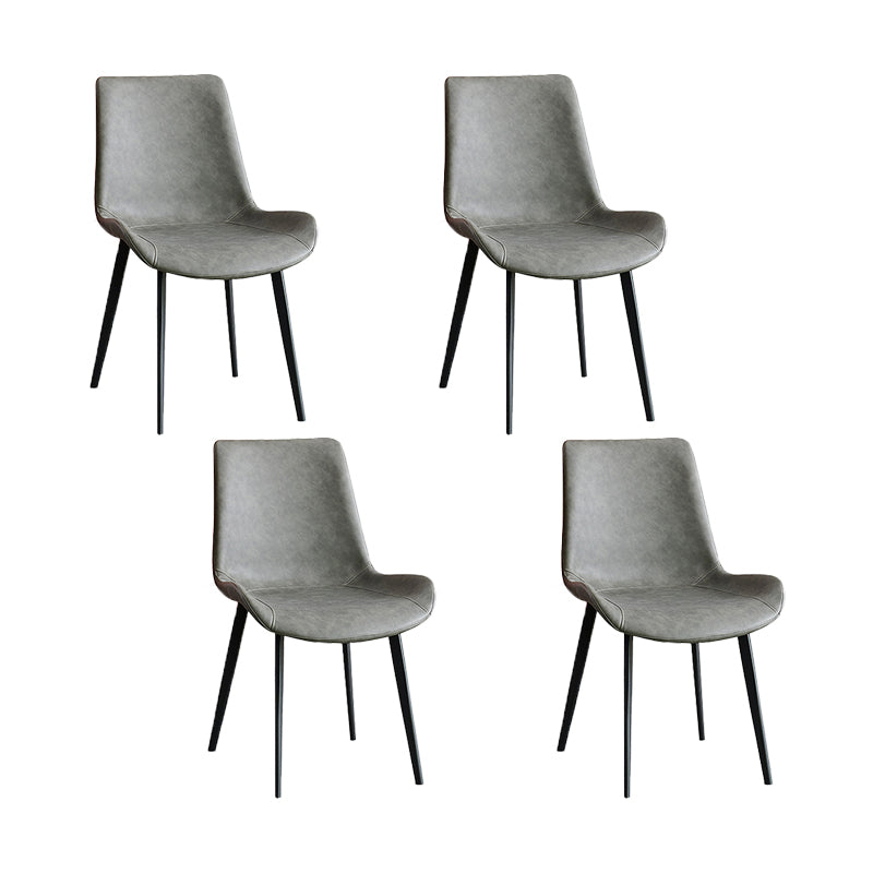 Sedia industriale imbottita senza braccioli da cucina Parsons Side Chair
