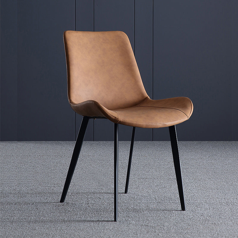 Sedia industriale imbottita senza braccioli da cucina Parsons Side Chair