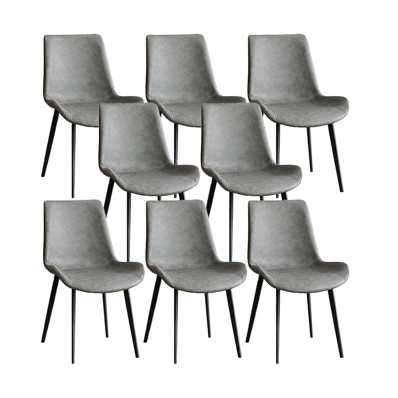 Sedia industriale imbottita senza braccioli da cucina Parsons Side Chair