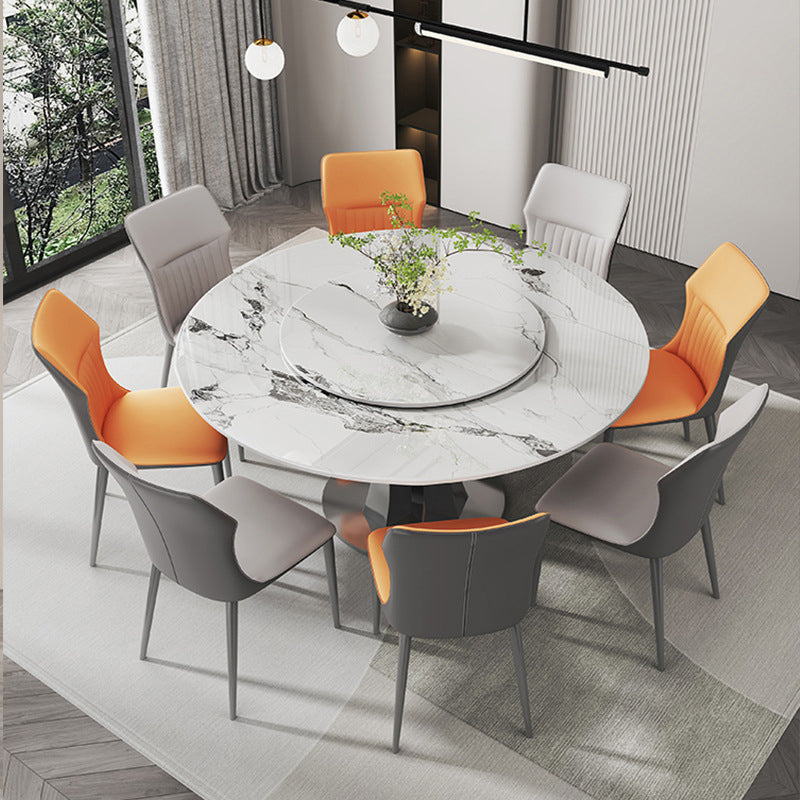 Industrial Upholstered Armless Chair Kitchen Wingback Side Chair Clearhalo 'Dining Chairs' 'Dining Tables & Seating' 'dining_chair' 'furn' 'furn_dining_chair' 'Furniture' 'Kitchen & Dining Furniture' 6937785