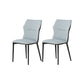 Industrial Upholstered Armless Chair Kitchen Wingback Side Chair Blue 2 Piece Set Clearhalo 'Dining Chairs' 'Dining Tables & Seating' 'dining_chair' 'furn' 'furn_dining_chair' 'Furniture' 'Kitchen & Dining Furniture' 6937790