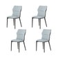 Industrial Upholstered Armless Chair Kitchen Wingback Side Chair Blue 4 Piece Set Clearhalo 'Dining Chairs' 'Dining Tables & Seating' 'dining_chair' 'furn' 'furn_dining_chair' 'Furniture' 'Kitchen & Dining Furniture' 6937791