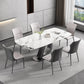 Industrial Upholstered Armless Chair Kitchen Wingback Side Chair Clearhalo 'Dining Chairs' 'Dining Tables & Seating' 'dining_chair' 'furn' 'furn_dining_chair' 'Furniture' 'Kitchen & Dining Furniture' 6937795